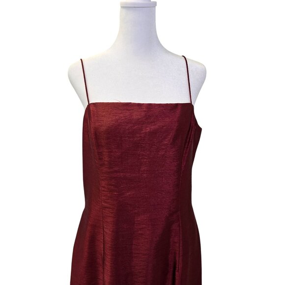 Alex Evenings Satin Column Special Occasion Dress Size 12 - Picture 4 of 6